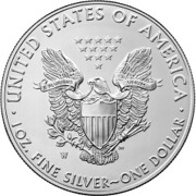 Silver Eagle Unc Reverse